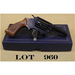 Smith & Wesson Model 36-1 DA revolver, .38  Special cal., desirable 3” pinned barrel,  blue finish, 
