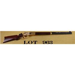 Italian-made Uberti Commemorative lever  action rifle, 44-40 cal., 24” octagon barrel,  blued barrel