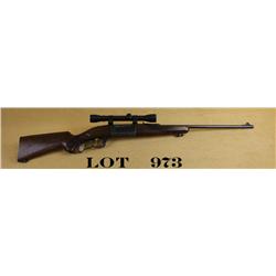 Savage Model 99F lever action rifle, .308  Win. cal., 22” round barrel, blue finish,  checkered wood