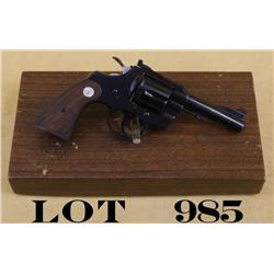 Colt Trooper .357 DA revolver, .357 magnum  cal., 4” barrel, blue finish, checkered Colt  medallion 