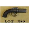 Image 1 : English bar hammer six shot percussion  pepperbox marked “Smith London”, .32 cal., 3”  barrels, engr