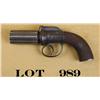 Image 2 : English bar hammer six shot percussion  pepperbox marked “Smith London”, .32 cal., 3”  barrels, engr