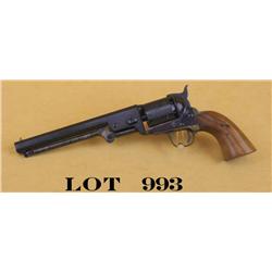 Italian-made copy of a Colt Model 1851  percussion revolver, .36 cal., 7-1/2” octagon  barrel, blue 
