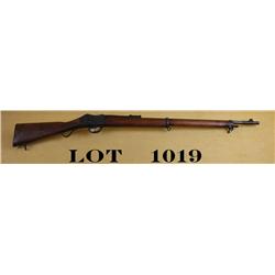 Martini-Henry rolling block rifle, .303 cal.,  30” barrel, military style finish, wood  stocks, #140