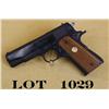 Image 2 : Colt MK IV Series 80 Combat Commander  semi-auto pistol, .45 cal., 4-1/4” barrel,  blue finish, chec
