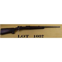 Custom target rifle made from a Mauser  bolt-action, appears to be .22 cal., re-blued  finish, custo