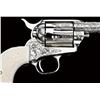 Image 3 : Highly customized and engraved Colt SAA third  generation Sheriff’s Model SAA revolver,  44-40 cal.,