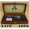 Image 1 : Presentation leather covered cased Colt  Centennial Peacemaker SAA revolver, 44-40  cal., 7-1/2” bar