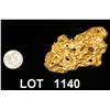 Image 1 : Authentic and natural gold nugget, 104.4  grams (3.683 oz). Est: $4,000 - $8,000