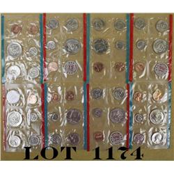 8 US proof sets, all 1972. In plastic  packaging with mint tag. Est: $150 - $300