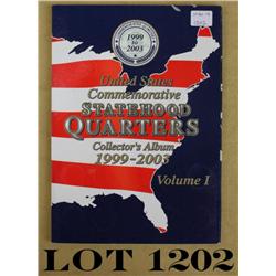 Complete set of US commemorative quarters,  statehood series, 1999 to 2003. Est: $100 -  $300