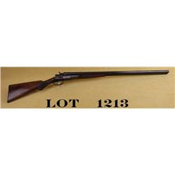 Remington double-barrel exposed hammer  shotgun, 12ga, serial #243514. 30” barrels.  Very good condi