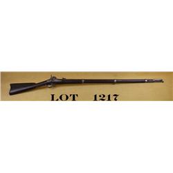 Springfield model 1861 .58 caliber rifled  musket with desirable 1861 lock date, refer  Flayderman 9