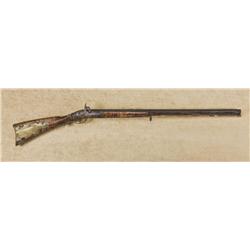 Ghriskey, Philadelphia-marked Indian trade  type rifle. Converted from flintlock to  percussion, bar