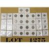 Image 1 : 18 Barber quarters, 1895 to 1900 dates. Other  misc. coins, not graded. Est: $100 - $300