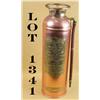 Image 1 : Old copper and brass fire extinguisher,  approx. 24” high with front instructions  brass plaque indi