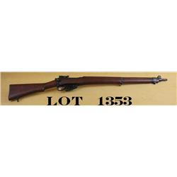 Enfield bolt-action military style rifle,  .303 cal., 25” barrel, military finish, wood  stock, two 