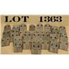 Image 1 : Lot of approx. 25 WW I era US double magazine  pouches for 1911 style pistol magazines,  most in exc