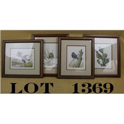 Large Lot consisting of a framed Print  entitled "the Waterhole-Dove" by Dave  Chapple, signed, 29/2