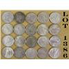 Image 1 : 20 Peace dollars, 1922 to 1926, various  dates. AU to Unc. Est: $300 - $600