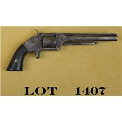 Smith & Wesson Model 2 Army spur trigger  revolver, .32 cal., 6” barrel, rosewood  grips, #186096. T