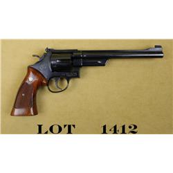 Smith & Wesson Model 27-2 DA revolver, .357  magnum cal., 8-3/8” barrel, blue finish,  combat checke