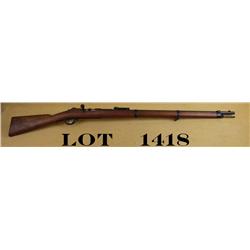 Spandau-marked Model 71/84 bolt-action  military style rifle, 11mm cal., 32” round  barrel, blue fin