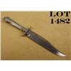 Image 1 : Cutlery handled I*XL clip point knife,  approx. 10-1/2” overall with an approx. 6”  blade marked “G 
