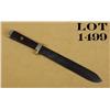 Image 1 : Appealing old hunting knife approx. 15”  overall with an approx. 10” blade marked “J.  Sainsbury Ltd