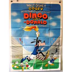 Goofy Olympics Over sized Movie poster