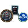 Image 1 : Lot Of 3 Plastic Beer Light-Up Display Signs: