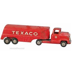 Early Metal Buddy 'L' "Texaco" Gas Toy Truck
