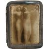 Image 1 : Silver Plated Embossed Cigarette Case/Box