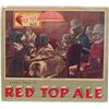 Image 1 : Red Top Brewing Co. Cincinnati, OHIO Cardboard Sign,