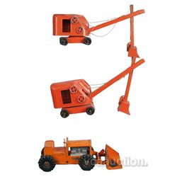 Lot Of 3 Vintage Metal Structo Toys: