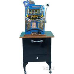 1 Cent Mills Atkins Front New Blue "Golden Nugget" Slot