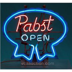 "Pabst Open" Neon Sign