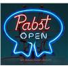 Image 1 : "Pabst Open" Neon Sign
