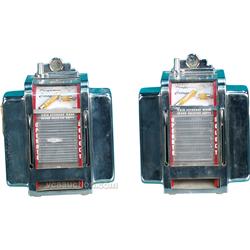 Lot Of 2 Countertop 25 Cent Globe Perfume Dispensers