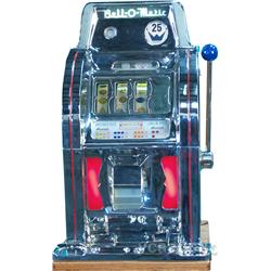 25 Cent Mills Bell-O-Matic Chrome Light-Up Jackpot Slot