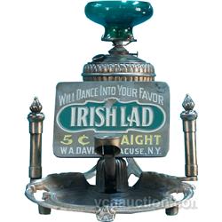 Early Fancy Cast-Iron Countertop "Irish Lad" Cigar Cutt