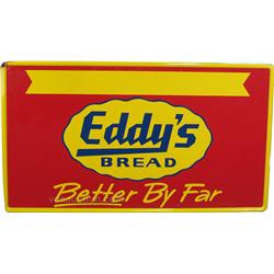 Eddy's Bread Self-Framed Tin Sign