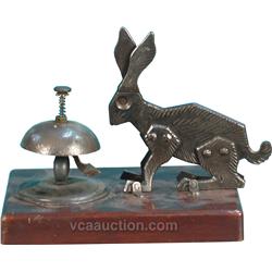 Cast-Iron Countertop Peter Rabbit Cigar Cutter & Bell