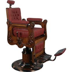 Early Victorian "Koch" Oak Barber Chair