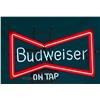 Image 1 : "Budweiser On Tap" Neon Sign