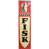 Image 1 : FISK Self-Framed Embossed Tin Sign