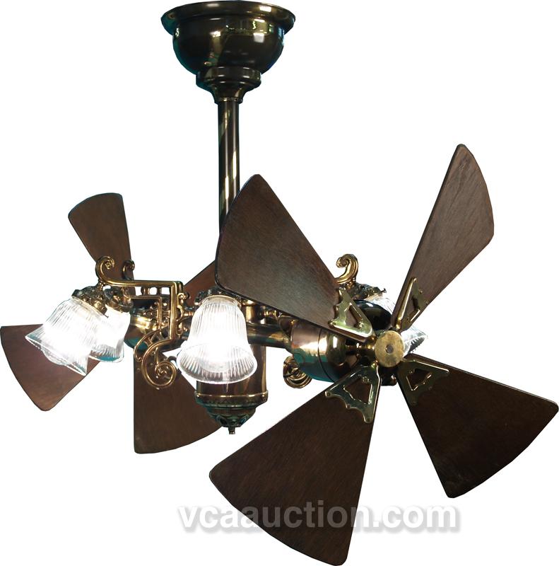 Large Very Ornate Gyro Ceiling Fan