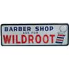 Image 1 : Barber Shop Self-Framed Embossed Tin Sign