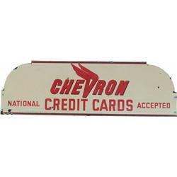 "Chevron Credit Cards - National Accepted" Die-Cut Doub