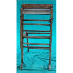 Early Wooden "Household Folding Bench"